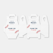 Minimalistische honkbalsteken gevelgeschenkdoos bedankdoosjes (Uitgevouwen)