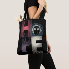 Minimalistische hoop met Cross Tas