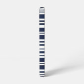 Minimalistische horizontale nautische strepen samsung galaxy hoesje (Linkerkant)