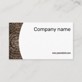 Minimalistische houtfotografie QR-Visitekaartje Visitekaartje