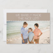 Minimalistische humoristische leuke lijst Kinder t Feestdagenkaart (Voorkant)