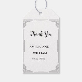 Minimalistische huwelijkscadeau Label voorkeurslab Cadeaulabel