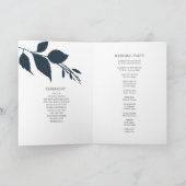 Minimalistische huwelijksceremonie programma's (Binnen)