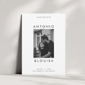 Minimalistische Huwelijksfoto's Save The Date