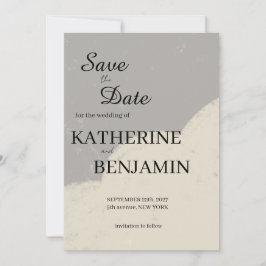 Minimalistische Huwelijkskaart Save The Date