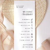 Minimalistische huwelijksreis Sjabloon, receptie