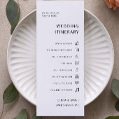 Minimalistische huwelijksreis Sjabloon, receptie