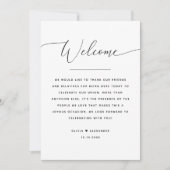 Minimalistische huwelijksreis | Weekendtijdlijn Kaart (Voorkant)