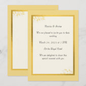 Minimalistische huwelijksuitnodigingen verbeterd kaart (Voorkant / Achterkant)