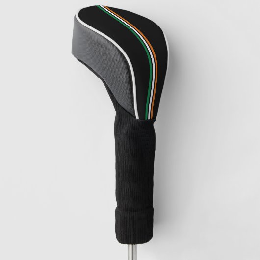Minimalistische Ierse vlag kleuren strepen patriot Golfheadcover (Schuin)