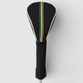 Minimalistische Ierse vlag kleuren strepen patriot Golfheadcover (Voorkant)