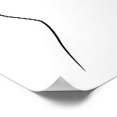 Minimalistische illustratie van het kunstvrouwelij poster (Hoek)