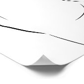 Minimalistische illustratie van het kunstvrouwelij poster (Hoek)