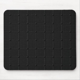 Minimalistische Industriële Geometrie in Koolzwart Muismat