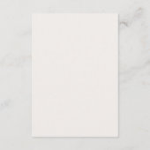 Minimalistische informatie bijlage kaart (Achterkant)
