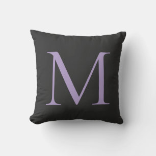 Minimalistische Initiaal letter Monogram Modern Kussen