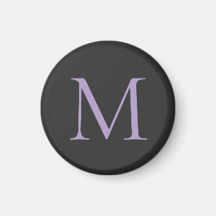 Minimalistische Initiaal letter Monogram Modern Magneet