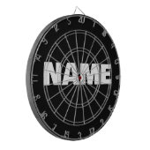 minimalistische initialen naam dartbord (Voorkant Links)