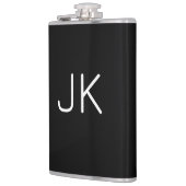  minimalistische initialen naam heupfles (Links)