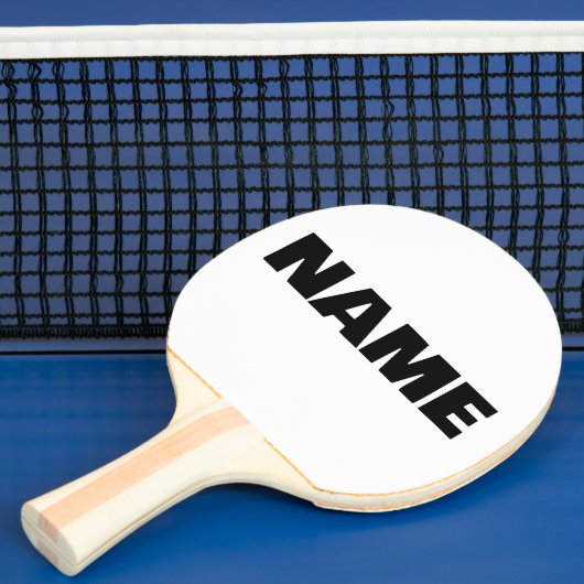minimalistische initialen naam tafeltennisbatje (Insitu)