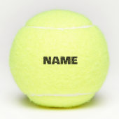  minimalistische initialen naam tennisballen (Voorkant)