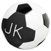 minimalistische initialen naam voetbal (Drie kwart)