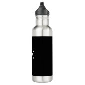  minimalistische initialen naam waterfles  (Rechts)