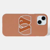 Minimalistische Initialen Symbool iPhone Case - IA (Achterkant (horizontaal))