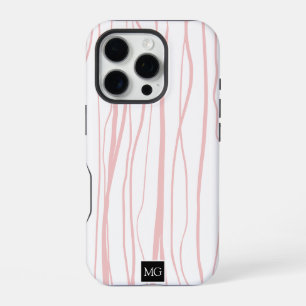 Minimalistische initiële telefoonhoes Aangepaste iPhone 16 Pro Hoesje