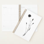 Minimalistische Inkt Bloemen Zwart-Wit Botanisch Planner<br><div class="desc">Blijf georganiseerd in stijl met deze minimalistische bloemplanner met een delicate zwarte botanische illustratie op een schone witte cover. Perfect voor het bijhouden van afspraken, doelen en dagelijkse taken, deze chique en tijdloze planner is ideaal voor professionals, studenten en creatieven die elegante eenvoud waarderen.</div>