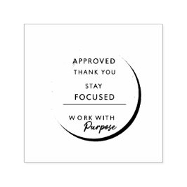 Minimalistische inspiratiestempel | Modern kantoor Zelfinktende Stempel