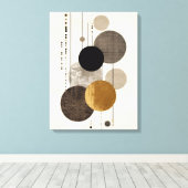 Minimalistische Inspirerende Citat Muurkunst | Mod Canvas Afdruk (Insitu (Houten vloer))