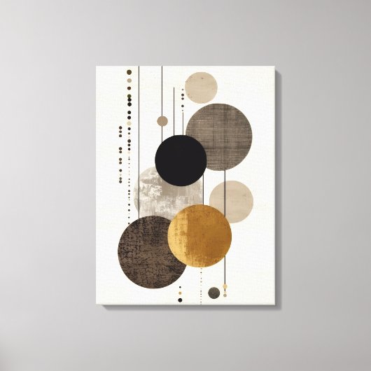 Minimalistische Inspirerende Citat Muurkunst | Mod Canvas Afdruk (Voorkant)
