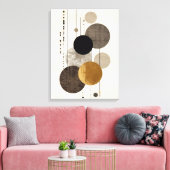 Minimalistische Inspirerende Citat Muurkunst | Mod Canvas Afdruk (Insitu (Woonkamer))