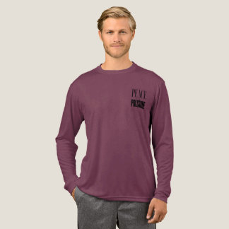Minimalistische Inspirerende Quote over Vrede in P Tri-Blend Shirt