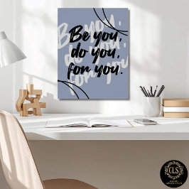 Minimalistische Inspirerende Quote Poster Print - 