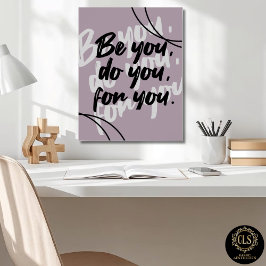 Minimalistische Inspirerende Quote Poster Print 