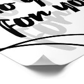 Minimalistische Inspirerende Quote Poster - Wit (Hoek)