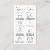 Minimalistische instructies voor het looien van sa visitekaartje (Voorkant)