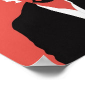 Minimalistische interpretatie poster (Hoek)