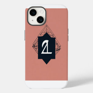 Minimalistische iPhone-hoes met logo van indie roc iPhone 14 Hoesje