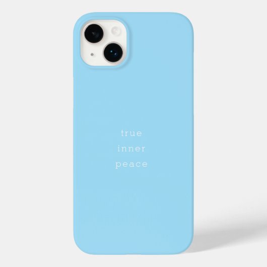 Minimalistische iPhone / iPad hoes True Inner Peac (Achterkant)