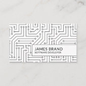 Minimalistische IT-professionals Visitekaartje (Voorkant)