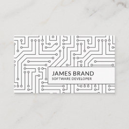 Minimalistische IT-professionals Visitekaartje
