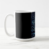 Minimalistische IT-specialist-werkstation-mug Koffiemok (Links)