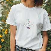 Minimalistische Italiaanse Amerikaan | Boho Herita T-shirt