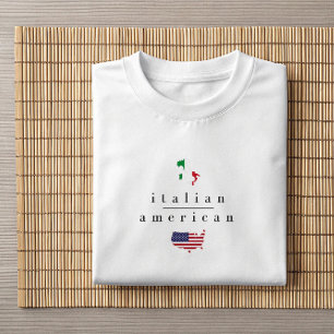 Minimalistische Italiaanse Amerikaan   Boho Herita T-shirt