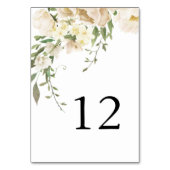 Minimalistische Ivoor Bliss Bruiloft Kaart (Achterkant)