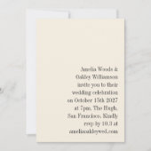 Minimalistische Ivoor Ecru Zwart Elegant Modern Br Kaart (Voorkant)