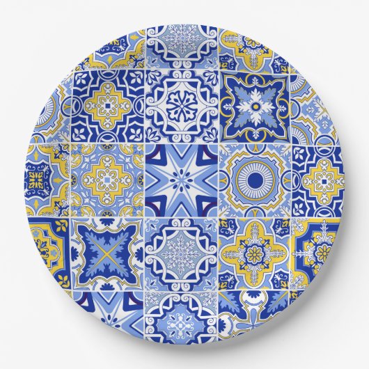 Minimalistische ivoren bruiloft papieren bordje (Voorkant)